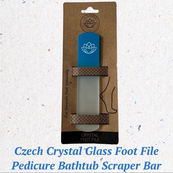 ✨Genuine Czech Crystal Natural Foot File✨ - Picture 1 of 2